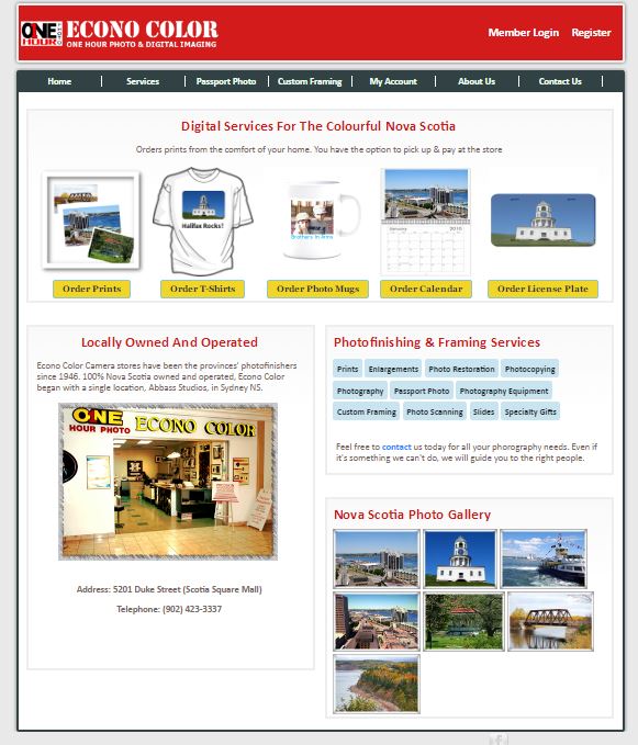 Econo Color Website